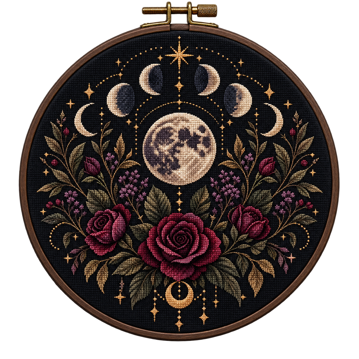 Moon Phases Botanical